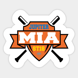 Jupiter, Florida Spring Baseball! Sticker